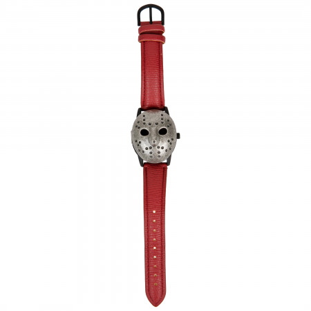 Friday the 13th Jason Voorhees Mask Flip-Up Watch Face Cover Watch